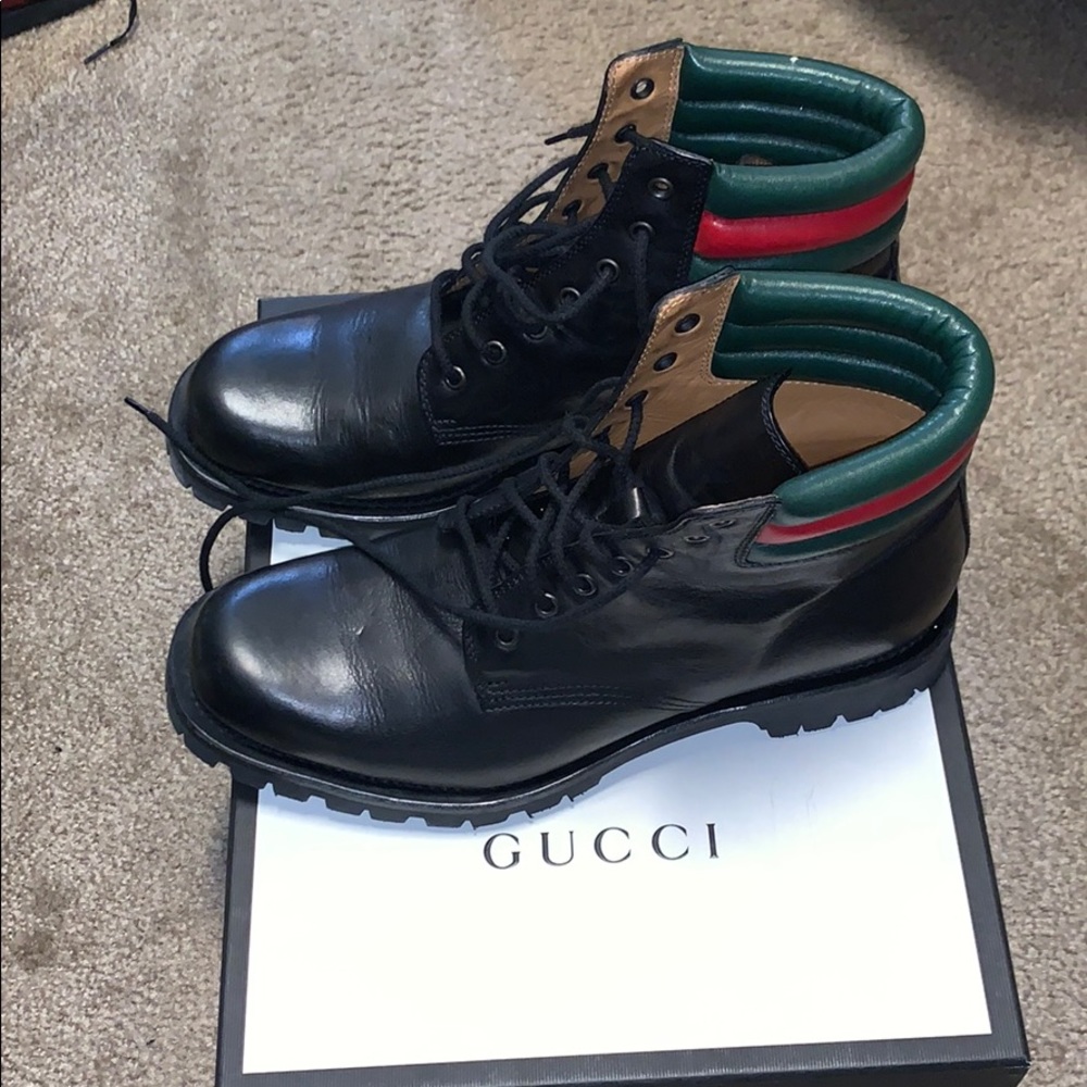 Gucci Leather Boots
